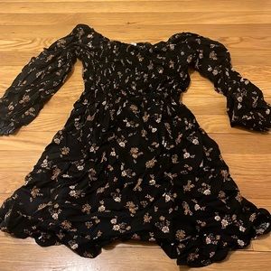 Black (off the shoulder) dress